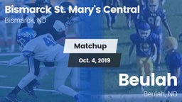 Matchup: St. Mary's Central vs. Beulah  2019