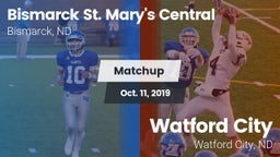 Matchup: St. Mary's Central vs. Watford City  2019
