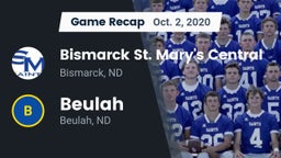 Recap: Bismarck St. Mary's Central  vs. Beulah  2020