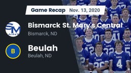 Recap: Bismarck St. Mary's Central  vs. Beulah  2020