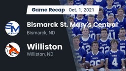 Recap: Bismarck St. Mary's Central  vs. Williston  2021