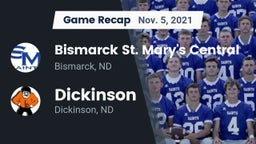 Recap: Bismarck St. Mary's Central  vs. Dickinson  2021