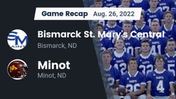 Recap: Bismarck St. Mary's Central  vs. Minot  2022