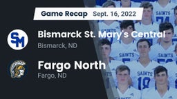 Recap: Bismarck St. Mary's Central  vs. Fargo North  2022