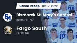 Recap: Bismarck St. Mary's Central  vs. Fargo South  2022
