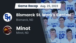 Recap: Bismarck St. Mary's Central  vs. Minot  2023