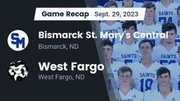 Recap: Bismarck St. Mary's Central  vs. West Fargo  2023