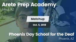 Matchup: Arete Prep vs. Phoenix Day School for the Deaf  2018