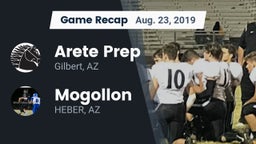 Recap: Arete Prep vs. Mogollon  2019
