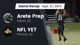 Recap: Arete Prep vs. NFL YET  2019