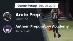 Recap: Arete Prep vs. Anthem Preparatory Academy 2019
