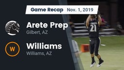Recap: Arete Prep vs. Williams  2019