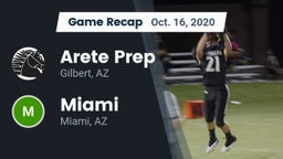 Recap: Arete Prep vs. Miami  2020