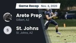 Recap: Arete Prep vs. St. Johns  2020