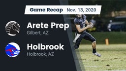 Recap: Arete Prep vs. Holbrook  2020