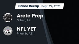 Recap: Arete Prep vs. NFL YET  2021