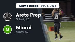 Recap: Arete Prep vs. Miami  2021