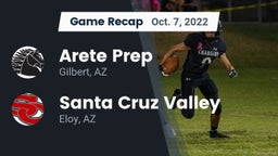 Recap: Arete Prep vs. Santa Cruz Valley  2022