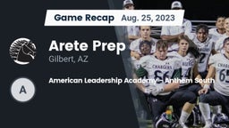 Recap: Arete Prep vs. American Leadership Academy - Anthem South 2023
