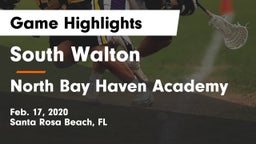 South Walton  vs North Bay Haven Academy Game Highlights - Feb. 17, 2020