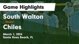 South Walton  vs Chiles  Game Highlights - March 1, 2024