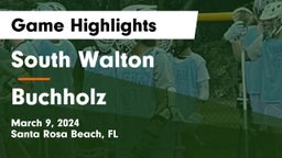 South Walton  vs Buchholz  Game Highlights - March 9, 2024