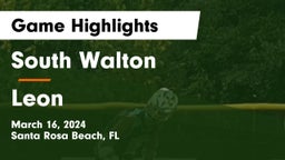 South Walton  vs Leon  Game Highlights - March 16, 2024
