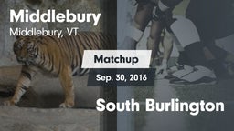 Matchup: Middlebury vs. South Burlington 2016