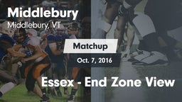 Matchup: Middlebury vs. Essex - End Zone View 2016