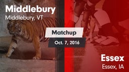 Matchup: Middlebury vs. Essex  2016
