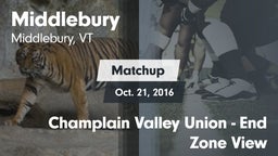 Matchup: Middlebury vs. Champlain Valley Union  - End Zone View 2016