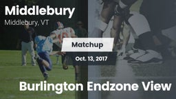 Matchup: Middlebury vs. Burlington Endzone View 2017