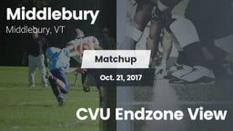 Matchup: Middlebury vs. CVU Endzone View 2017