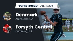 Recap: Denmark  vs. Forsyth Central  2021