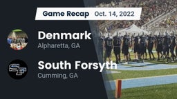 Recap: Denmark  vs. South Forsyth  2022