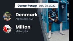Recap: Denmark  vs. Milton  2022