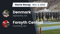 Recap: Denmark  vs. Forsyth Central  2022