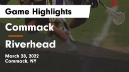 Commack  vs Riverhead  Game Highlights - March 28, 2022