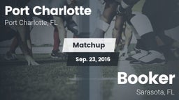 Matchup: Port Charlotte vs. Booker  2016