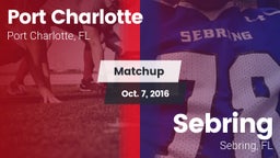 Matchup: Port Charlotte vs. Sebring  2016