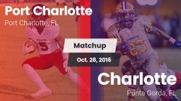 Matchup: Port Charlotte vs. Charlotte  2016