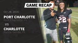 Recap: Port Charlotte  vs. Charlotte  2016