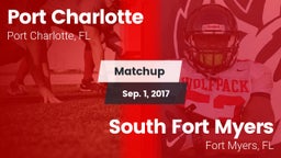 Matchup: Port Charlotte vs. South Fort Myers  2017