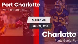 Matchup: Port Charlotte vs. Charlotte  2018