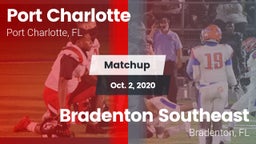 Matchup: Port Charlotte vs. Bradenton Southeast 2020