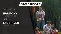 Recap: Harmony  vs. East River  2016