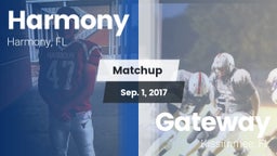 Matchup: Harmony vs. Gateway  2017