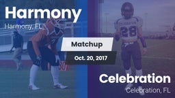 Matchup: Harmony vs. Celebration  2017