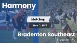 Matchup: Harmony vs. Bradenton Southeast 2017
