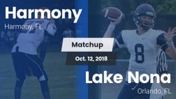 Matchup: Harmony vs. Lake Nona  2018
